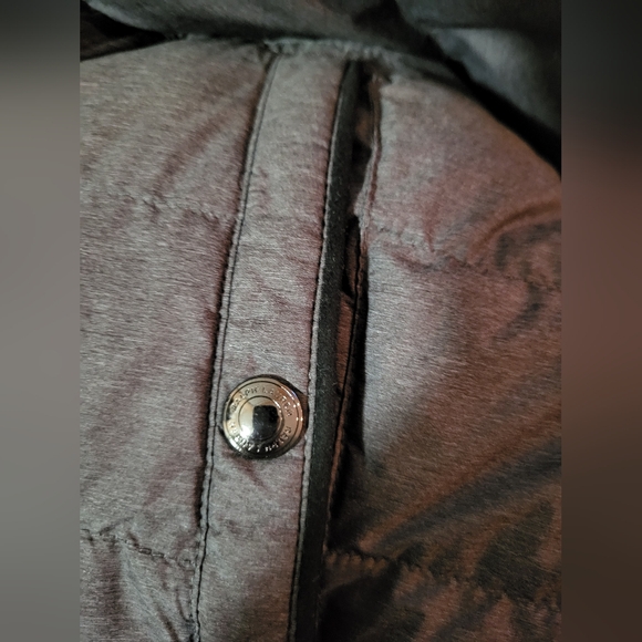 Polo Ralph Lauren Hybrid Quilted Down Puffer Bomber Jacket grey XL - Picture 5 of 6